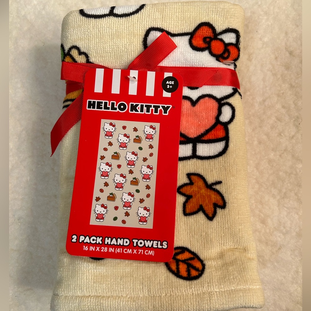 Hello Kitty Hand Towels set of 2